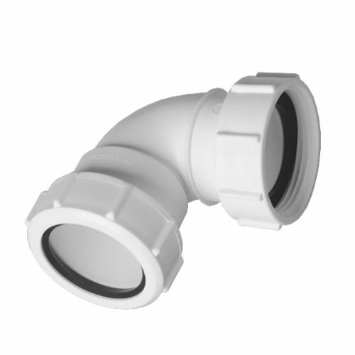 Отвод 90° канализационный 1