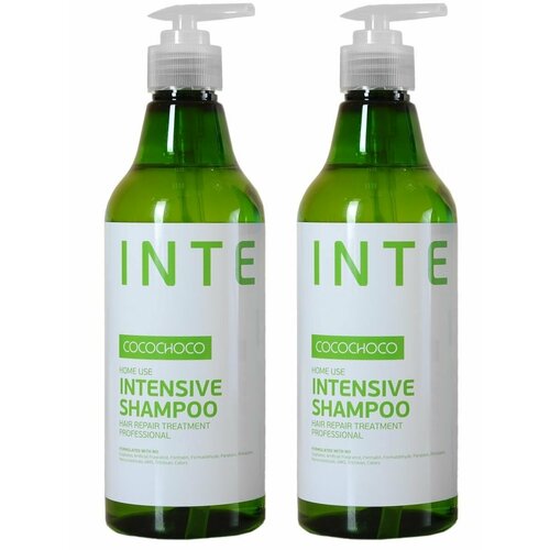 шампунь для интенсивного увлажнения волос с кератином 500 мл cocochoco home use intensive shampoo Шампунь для интенсивного увлажнения Intensive Shampoo 2 x 500 мл