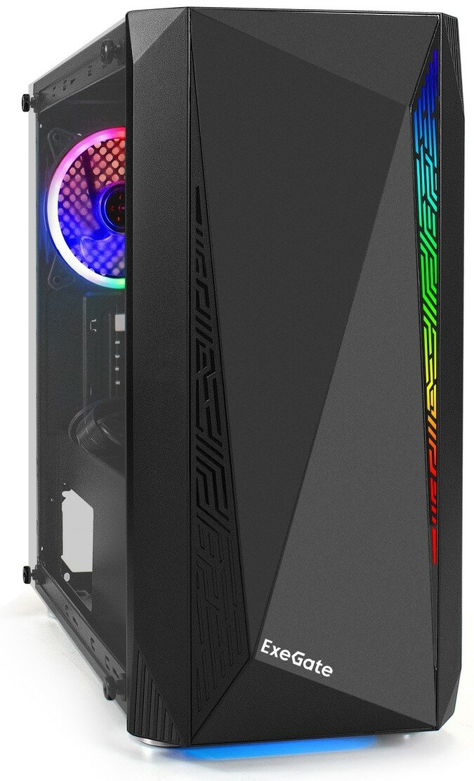 Корпус ExeGate Mistery R2 600W Black (EX294475RUS)