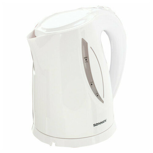 Чайник SONNEN KT-1758 17 л 2200 Вт закрытый нагревательный элемент пластик белый 453415 280700₽