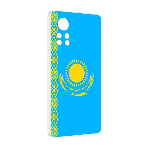 Чехол MyPads флаг Казахстана-1 для Infinix Note 12 i X667 задняя-панель-накладка-бампер