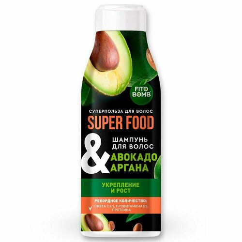 Шампунь для волос Fito Bomb Superfood укрепление и рост 250 мл 995₽
