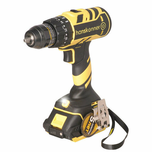 Дрель-шуруповерт ударная HANSKONNER HCD1865I 18В Li-Ion 24Ач бесщеточная 2 АКБ 5116800₽