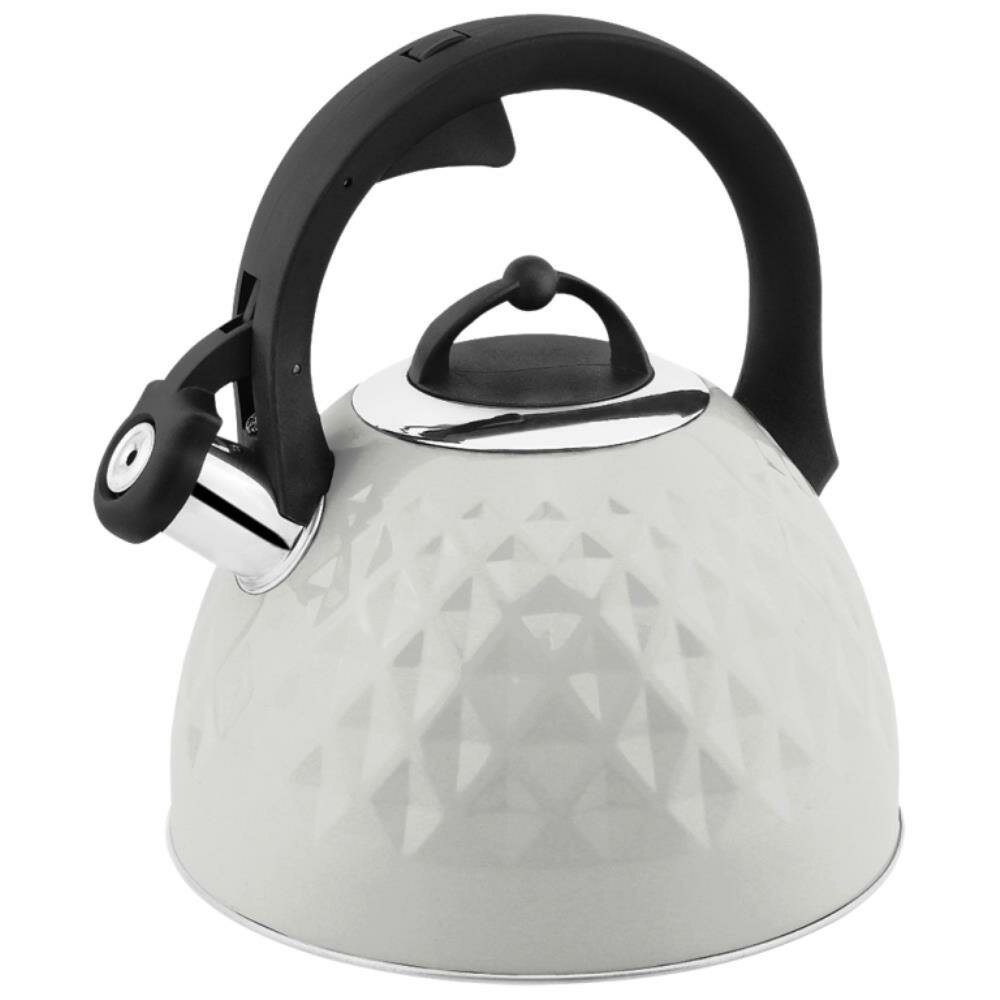Чайник Zeidan Z-4358 3 л индукция со свистком декоративное рельефное покрытие