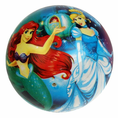 Мяч пвх принцессы, 23 см, полноцвет, в сетке Играем Вместе FD-9(NPRS) мяч детский играем вместе майнкрафт 23 см полноцвет пвх в сетке fd 9 mnct
