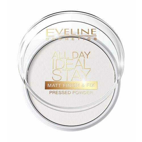 EVELINE Пудра для лица All Day Ideal Stay матирующе-укрепляющая, 12 г, 60 White