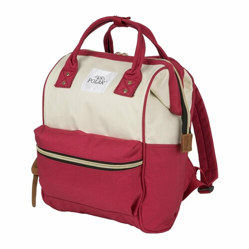 Городской рюкзак POLAR 17198 13, бордовый городской рюкзак сумка polar 17198 серый