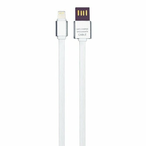 Кабель USB 2.0 - Apple iPhone/iPod/iPad 8pin, 1м, Partner кабель usb 2 0 apple iphone ipod ipad 8pin 1м 2 1a реверс плоский partner