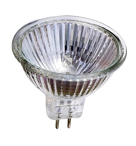"Лампа галогенная Vito MR-11" 12 В, 50 Вт, рефлекторная, со стеклом, белый цвет, 5 штук
