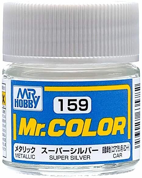 MR.HOBBY Mr.Color Super Silver (Car) Серебро (Металлик) Краска акриловая 10мл