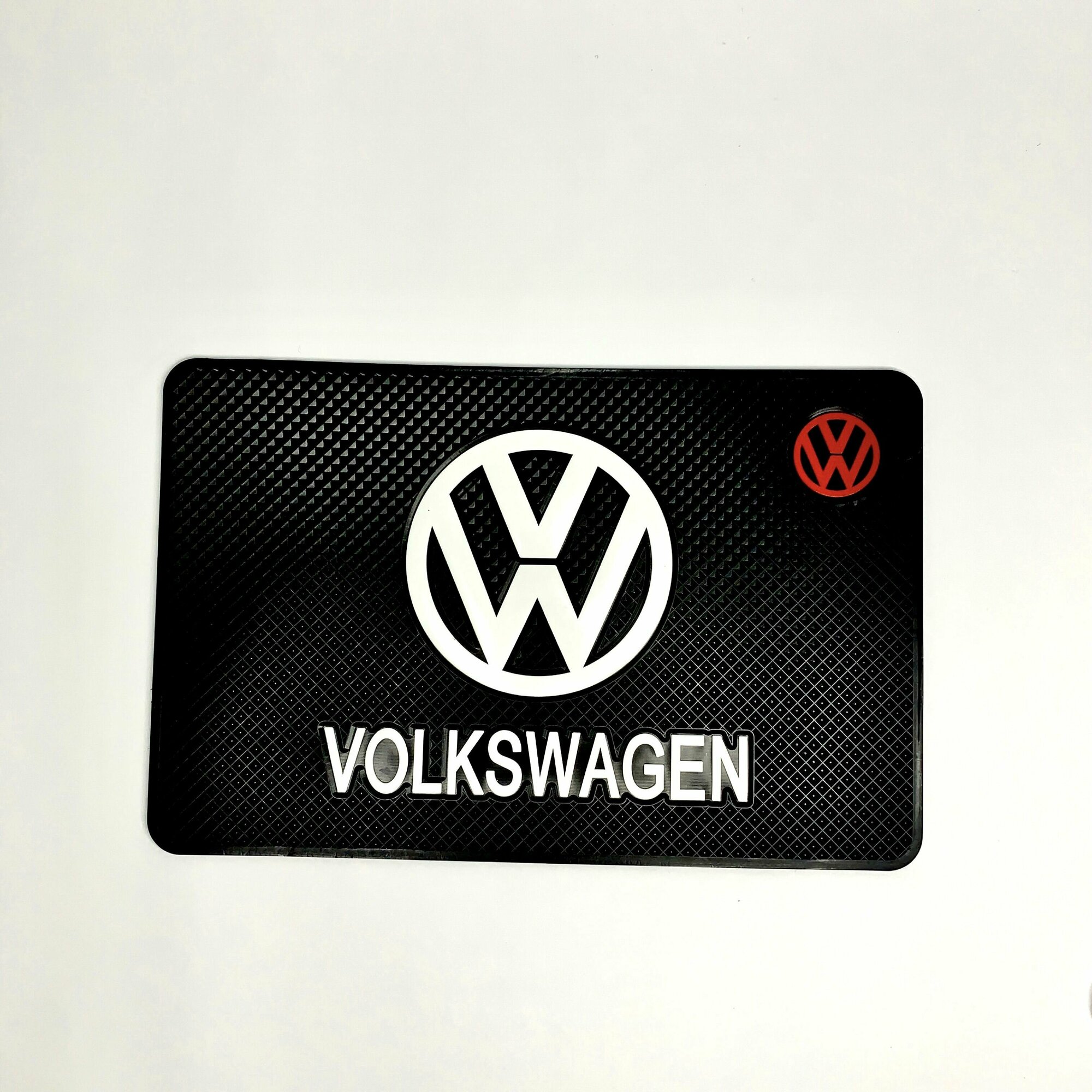Противоскользящий коврик с логотипом автомобиля Volkswagen/Фольксваген на приборную панель/на торпедо авто