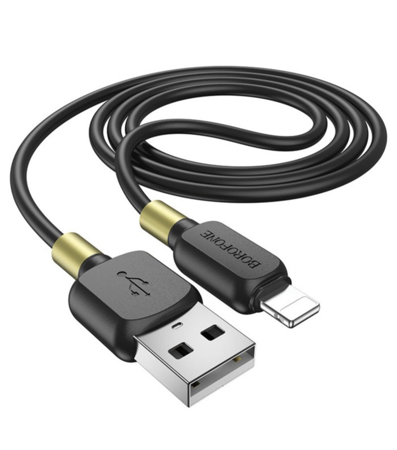 Кабель USB Lightning BOROFONE BX59 (черный) 1м