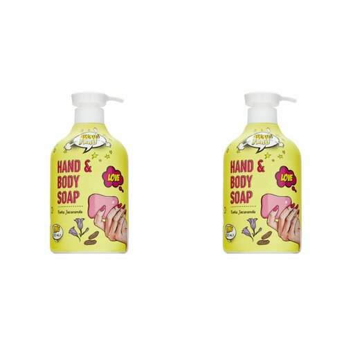 Мыло для рук и тела WOW FRAU, Tonka Jacaranda, 500 мл, 2 уп.