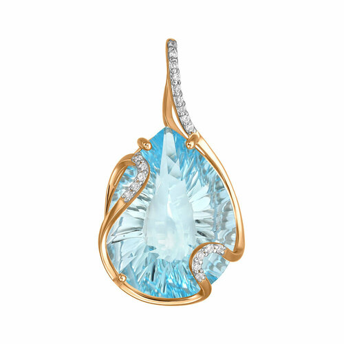 фото Подвеска aloris, красное золото, 585 проба aloris jewelry