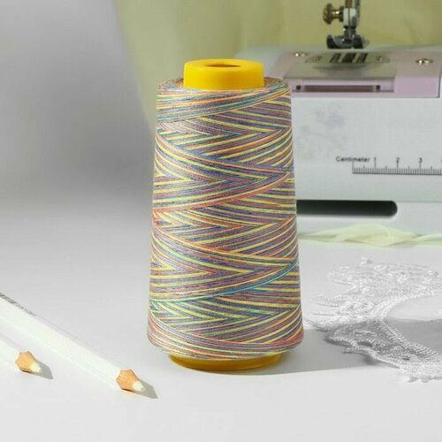 Нитки мультиколор 402 3000 ярд цвет разноцветный 676₽