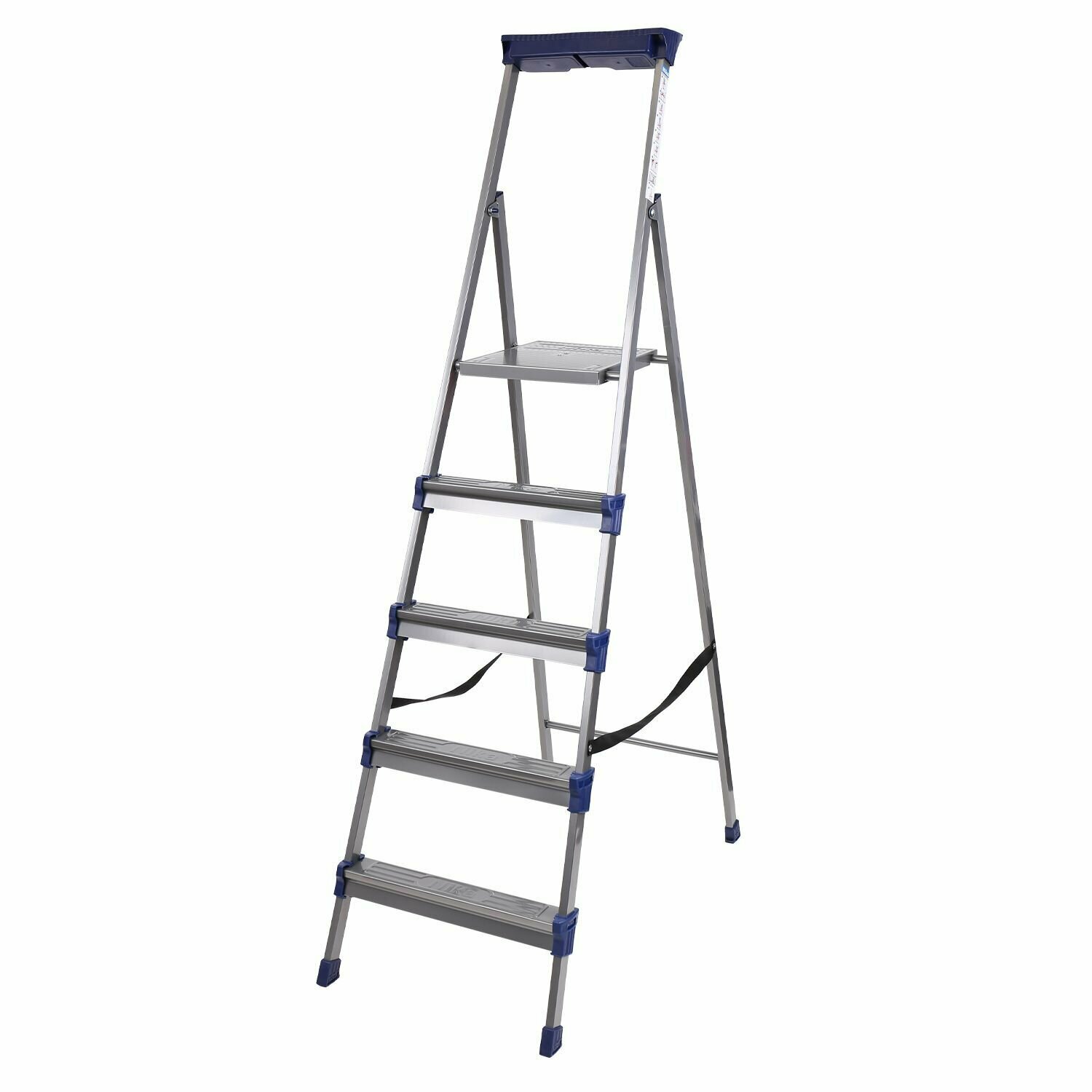фото Стремянка (лестница)с лотком для инструментов для ремонта 5 ступеней Nika