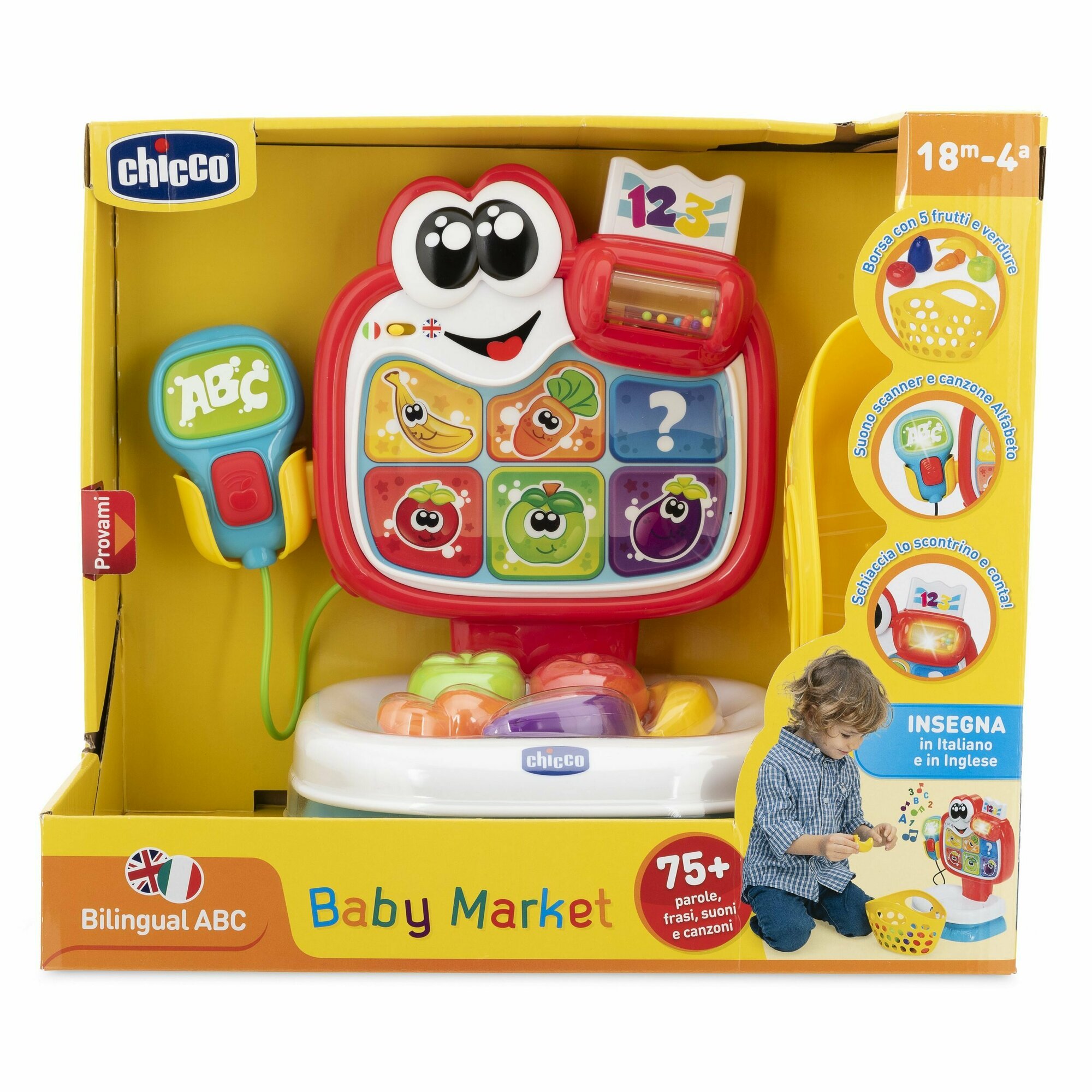 CHICCO TOYS 9605AR Говорящая игрушка "Магазин Baby Market" (рус/англ) - фото №9