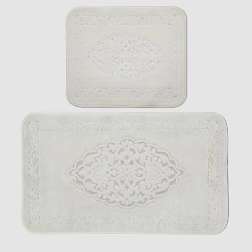 Коврик для ванны набор Retro textil Antique кремовый 2 шт 6670₽