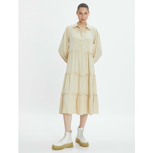 фото Платье koton, размер 40, серый