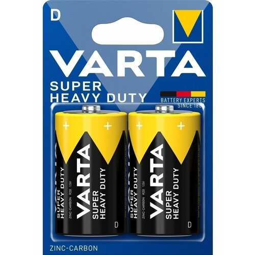 Элементы питания VARTA SuperLife R20-2 без блистера