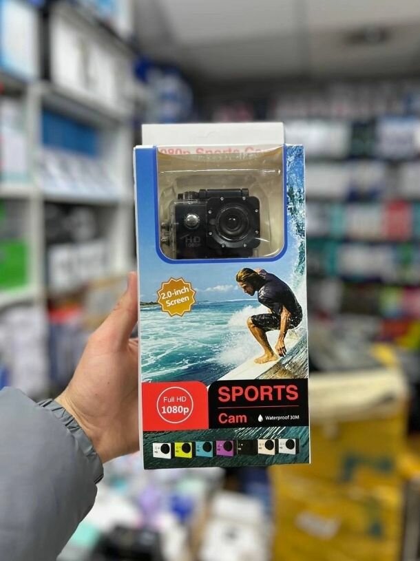 Экшн-камера видеокамера водонепроницаемая HD1080P/Противоударная спортивная