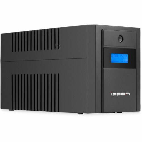 Источник бесперебойного питания Ippon Back Basic 1200 LCD Euro 600Вт 1200ВА черный источник бесперебойного питания ippon back basic 2200 2200va черный 1108031