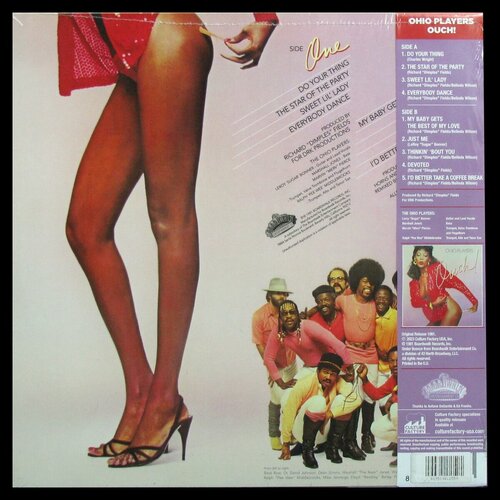 Виниловая пластинка Culture Factory Ohio Players – Ouch! (+ obi, coloured vinyl)