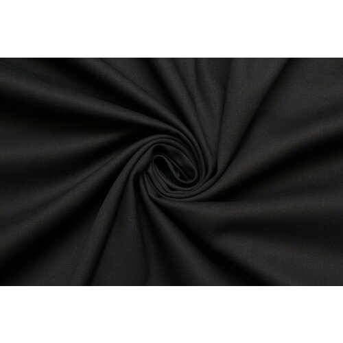 Ткань Джинс-стрейч чёрный средней плотности, 400 г/пм, ш156см, 0,5 м ткань джинс стрейч сине серый ш156см 0 5 м