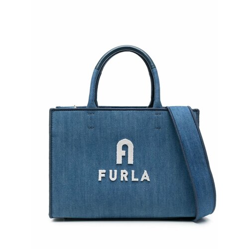 Сумка тоут FURLA, синий