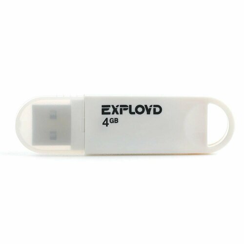 USB-флэшка Exployd 570, 4 Гб, белая, 1 шт