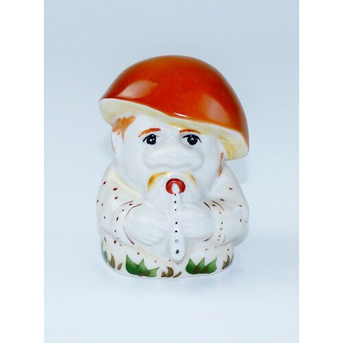 Фарфоровая фигурка статуэтка Лесовичёк рыжий 870₽