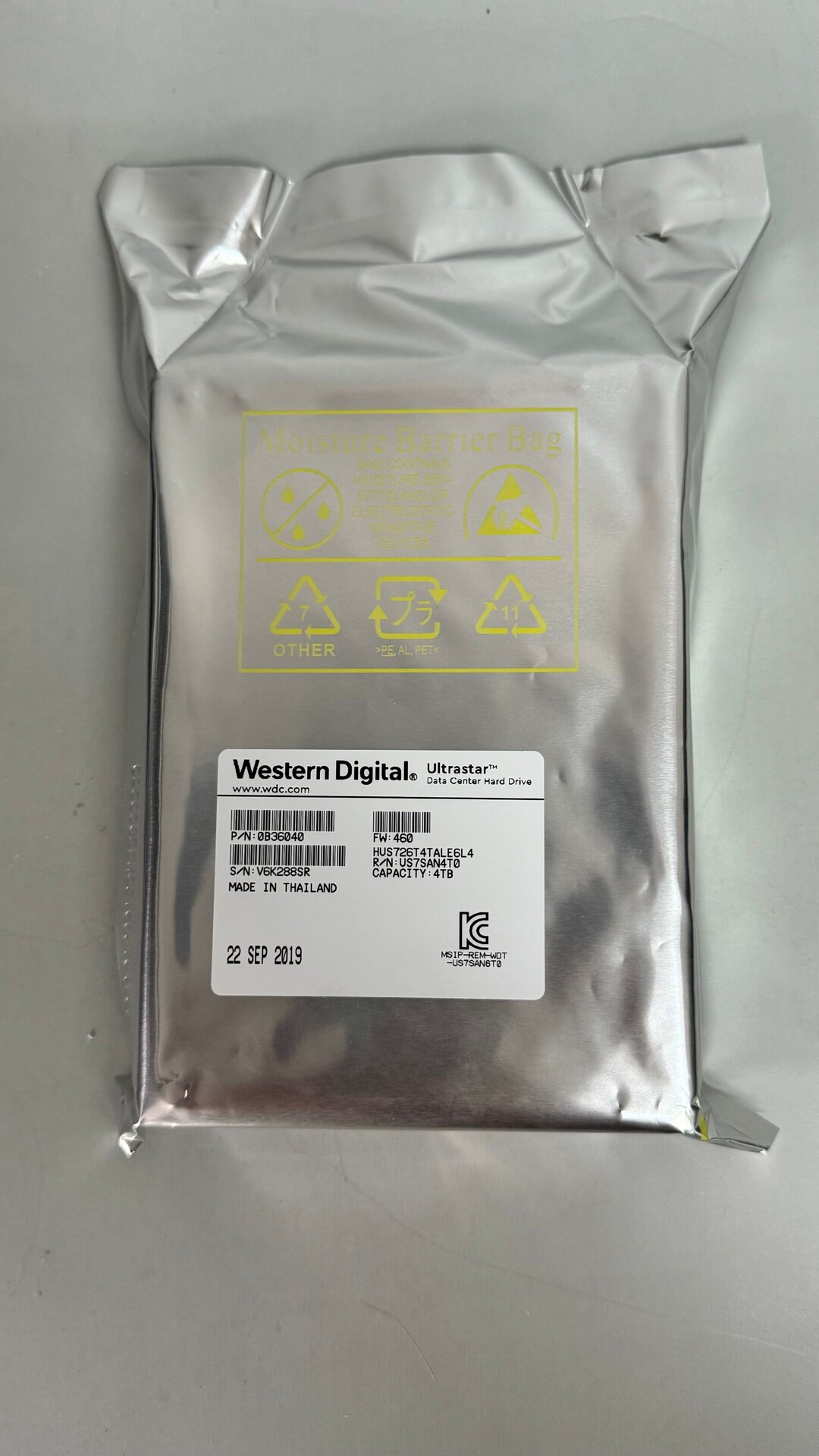 Жесткий диск Western Digital Ultrastar DC HC310 4Tb HUS726T4TALE6L4