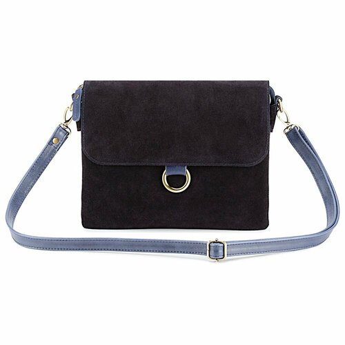 Сумка кросс-боди KoЖinka, фактура матовая, синий