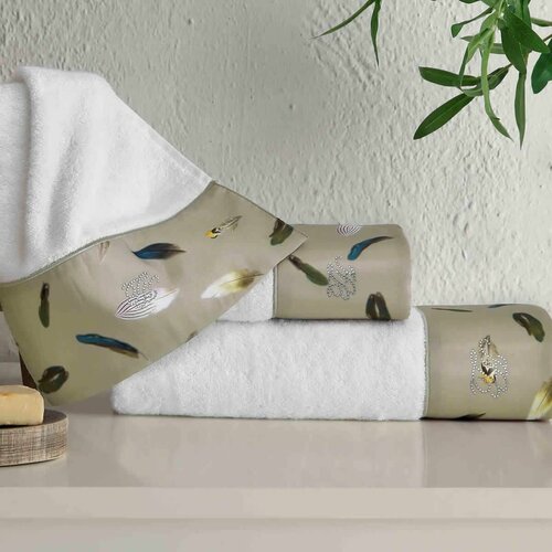 Tivolyo home Полотенце Gala цвет хаки 30х50 см - 3 шт 2658₽