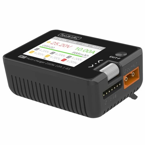 ToolkitRC M7 200W Зарядное устройство для LiPo аккумуляторов, M7 1PSC