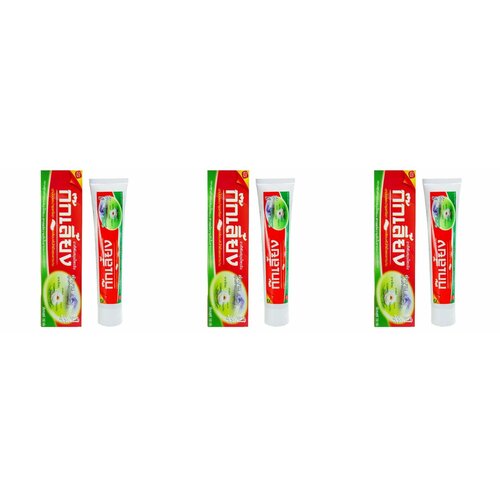 Зубная паста Kokliang на натуральных травах, Herbal Toothpaste, 160 гр, 3 шт kokliang зубная паста коклианг 100 г