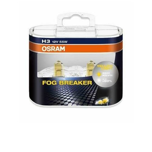 Лампа г/с H3 (55W) PK22s Fog Breaker 12V 2шт 62151FBR-HCB 4052899932227 osram 1шт