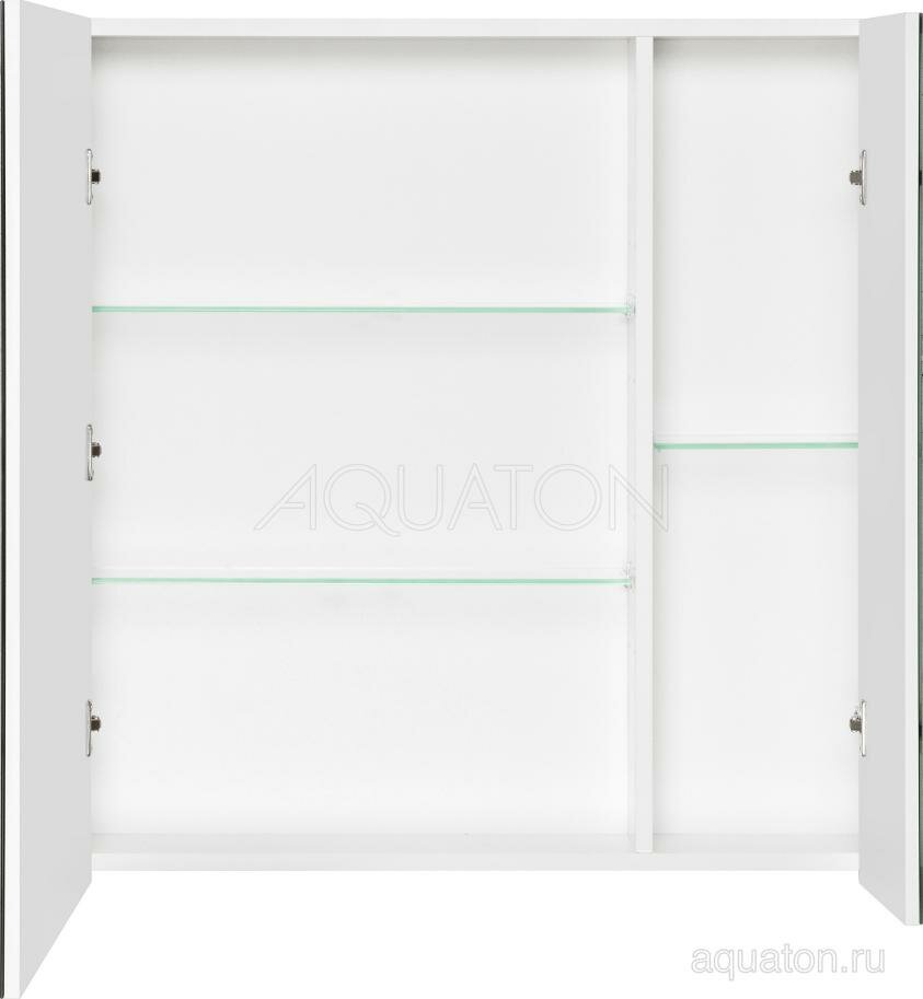 Зеркальный шкаф Aquaton Беверли 80 1A237102BV010, белый