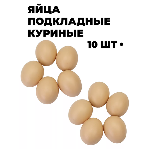 яйцо куриное вараксино деревенское с1 10 штук Яйцо подкладное муляж куриное, 10 штук