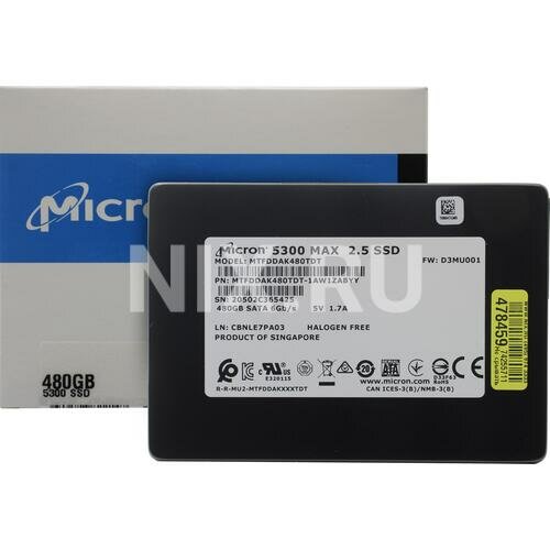 SSD Micron MTFDDAK480TDT-1AW1ZABYY