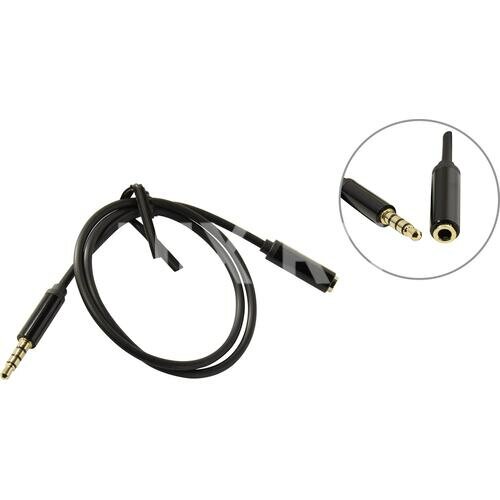 Кабель удлинительный Telecom 3.5 Jack (M) - 3.5 Jack (F), 0.5м PRO - фото №4