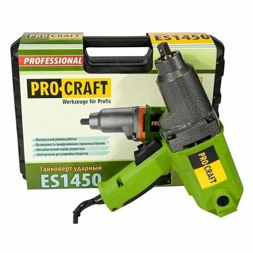 Гайковерт аккумуляторный Procraft PWA20 1 АКБ 1 ЗУ 350 Нм 2200 обмин 3000 удмин 6800₽