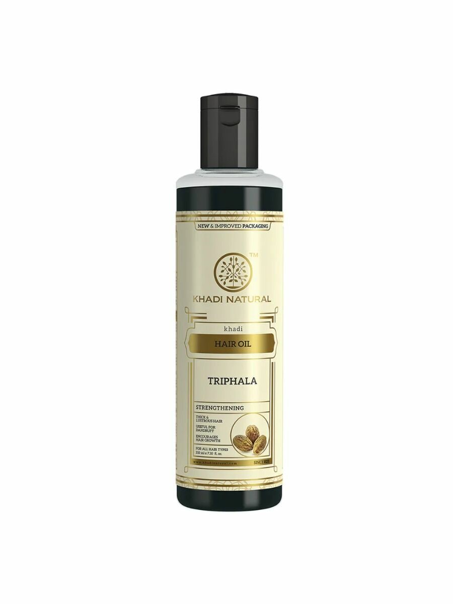 KHADI NATURAL Укрепляющее масло для волос Трифала 210мл