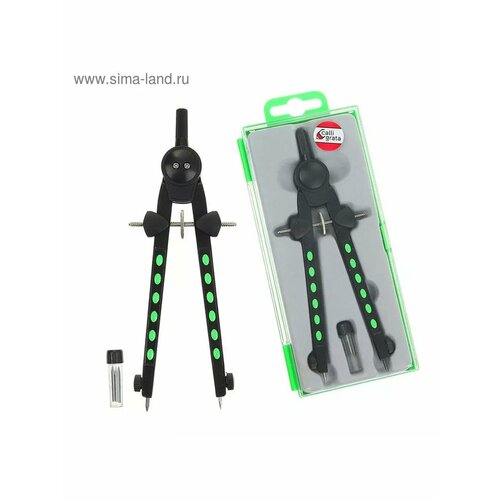 Циркуль металлический с грифелями 886₽