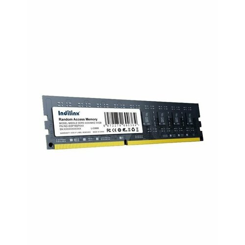 Оперативная память Indilinx DDR3 DIMM 8Gb 1600MHz (IND-ID3P16SP08X)