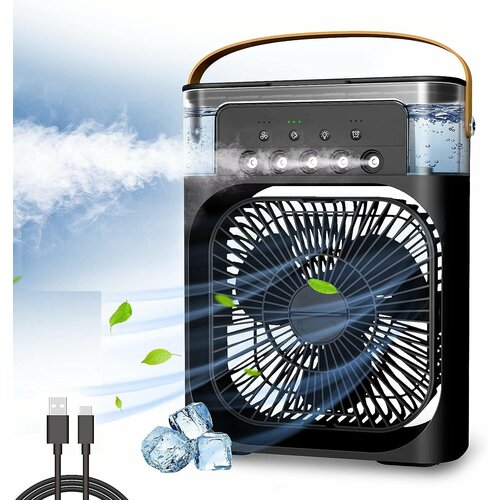 Настольный вентилятор увлажнитель мини-кондиционер Air Cooler Fan 1290₽