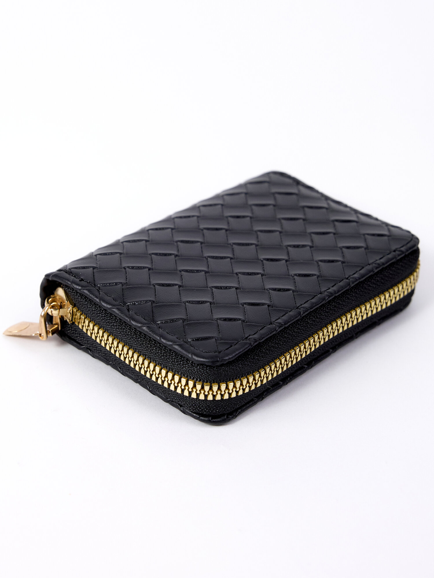 Визитница , фактура перфорированная, черный — фото 1