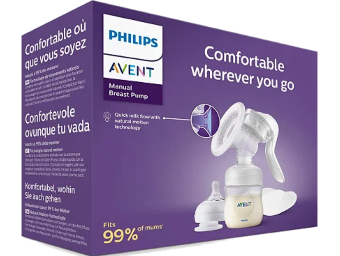 Ручной молокоотсос Philips AVENT Comfort SCF430/10, белый