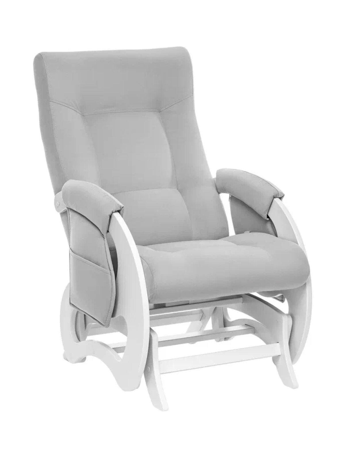 фото Кресло качалка с карманами Milli Ария, велюровый, 102x82x62 см