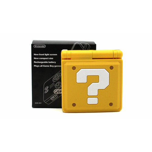 Игровая приставка Nintendo Game Boy Advance SP AGS-101 Mario Question Block в коробке 13125₽